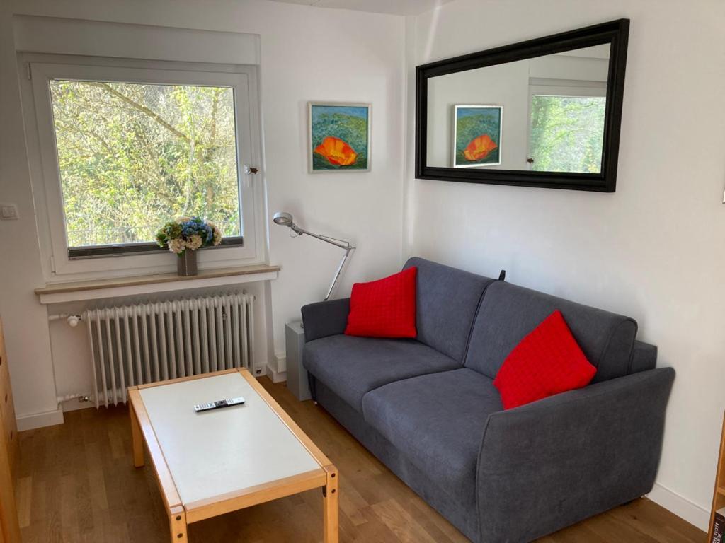 Grosszuegiges Zimmer Mit Terrasse Am Rheinsteig 莱茵河畔林茨 外观 照片
